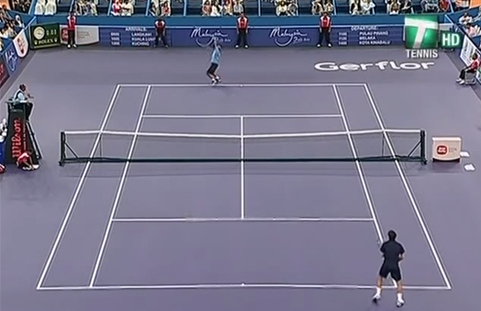 Showndown of Champions KL : Roger Federer vs James Blake